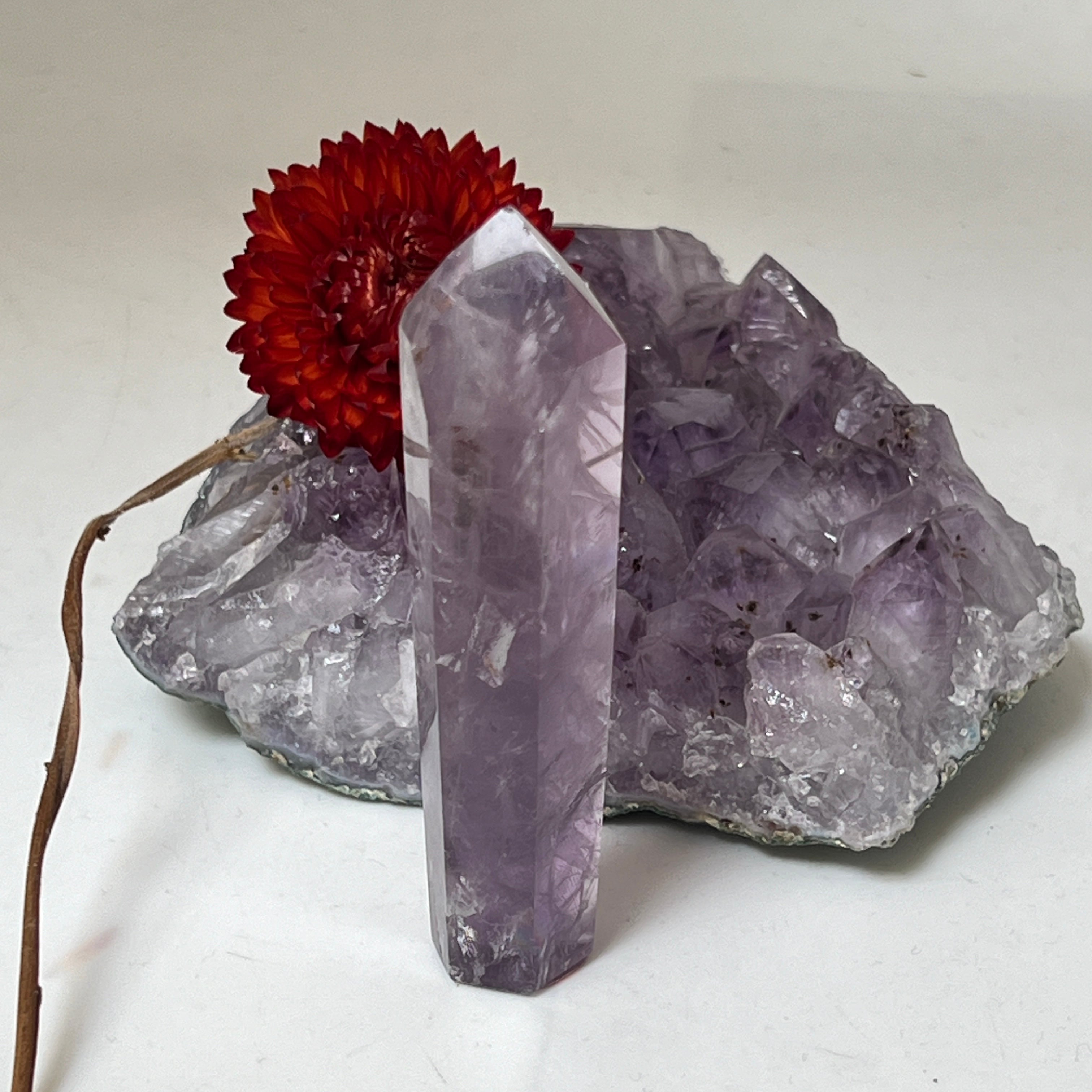 Unique Amethyst Channeling  point from Madagascar