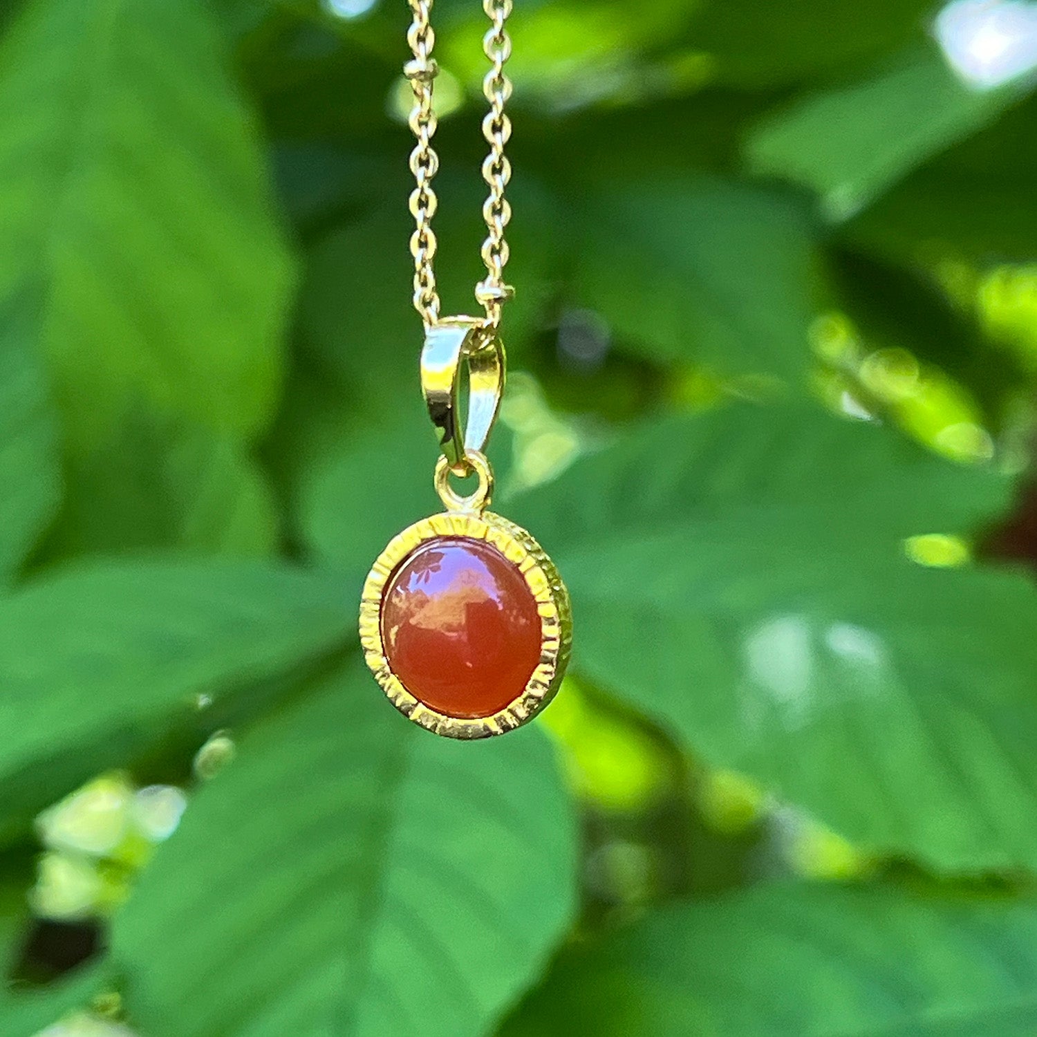Red onyx necklace store